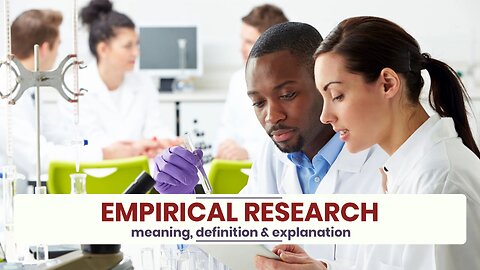 What is EMPIRICAL RESEARCH?