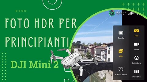 Foto da drone (HDR) per principianti - DJI Mini 2