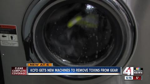 Woman raises funds for washing machines for KCFD