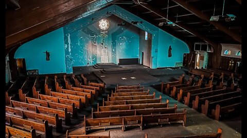 Massive Abandoned Catholic Church, School, and Rectory in Chicago