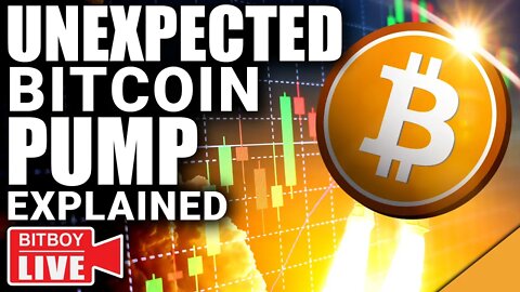 UNEXPECTED Bitcoin Pump Explained! (XRP on Wall Street?)