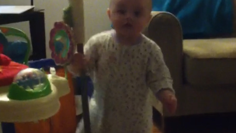 Baby Girl Dancing Like A Real Pole Dancer