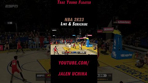 Trae Young Floater #2023 #nba #2k23 #trae young #jalen uchiha #shorts