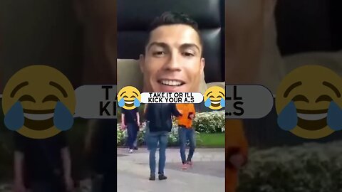 Take it or I'll kick Your A..s#shrots #cristianoronaldo #reaction #viral #viralvideo #shotfeeds