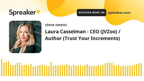 Laura Casselman - CEO (JVZoo) / Author (Trust Your Increments)