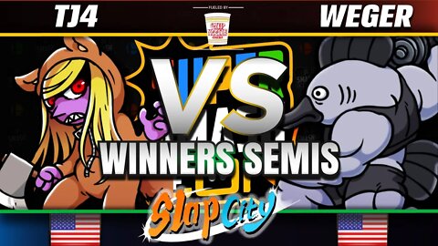 Slap City TOP 8: TJ4 (Jenny Fox) vs. Weger (Fishbunjin/Jenny Fox) - SSC2019 Winners Semis