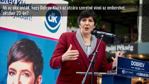 Dobrev Klára utcára szeretné vinni az embereket október 23-án?