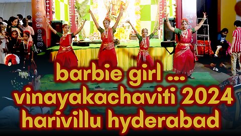 Barbie Girl Bharatanatyam Dance | Ganesh Chaturthi 2024 | Hyderbad | Keosha | Arts & Bharatanatyam