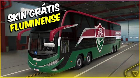 SKIN ÔNIBUS FLUMINENSE 2022 ONIBUS G8 1800DD MODSHOP EURO TRUCK SIMULATOR 2