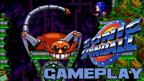 Sonic Spinball - Sega Genesis Gameplay 😎Benjamillion