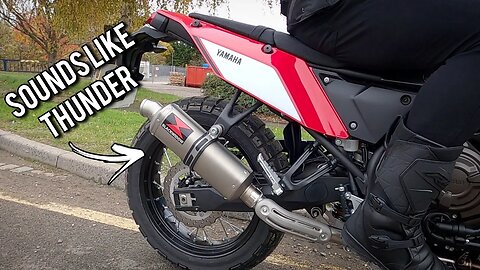 FULL Black Widow exhaust Sound 2021 Yamaha Tenere 700