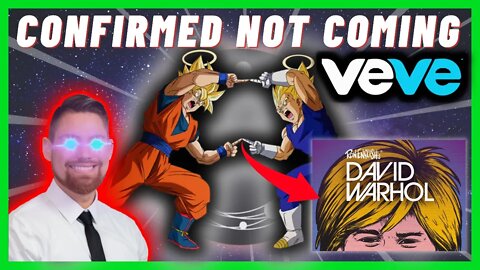 DRAGON BALL Z CANCELLED!? VEVE 1 OF 1 AUCTION BEGINS!