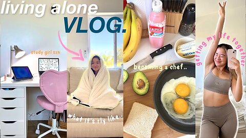 LIVING ALONE VLOG: settling in to the new apartment, hauls, organizing, days in my life, + more!