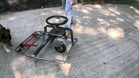 We Built the World's first 2-stroke Crazy Cart!