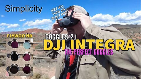 DJI INTEGRA FIRST FLIGHT - YEP, THESE GOGGLES DO IT ALL - FLYWOO ND for 03 Air Unit