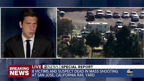 ABC News Special Report: At least 8 dead in mass shooting at San Jose, Calif., rail yard