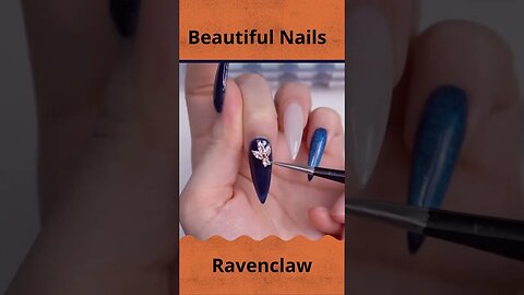 Beautiful Nails Ravenclaw #short #shorts #nails #beautiful