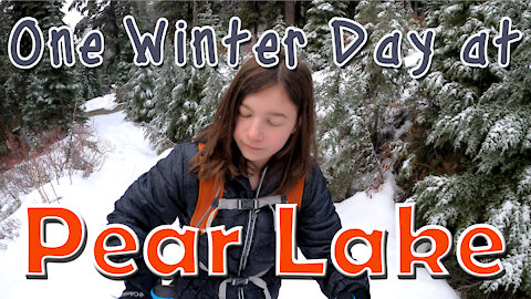 One Winter Day at Pear Lake, Montana