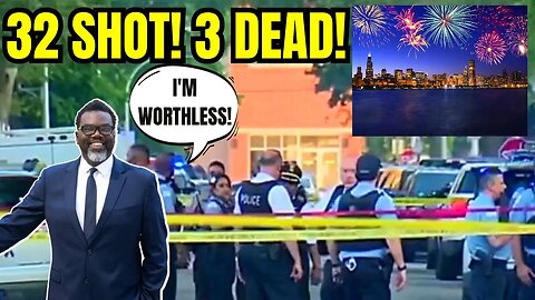 Chicago July 4th Weekend Is A WARZONE! 32 SHOT 3 DEAD as Brandon Johnson WORRIES ABOUT "OTHER" STUFF