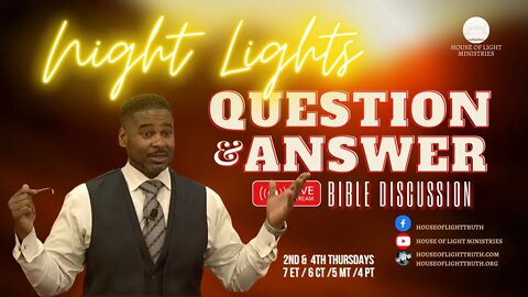 W.A.I.T. BROADCAST :: Q & A BIBLE DISCUSSION AND STUDY