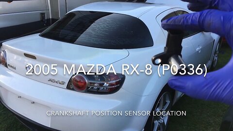 How to replace crankshaft position sensor on a 2005 Mazda RX-8 P0336