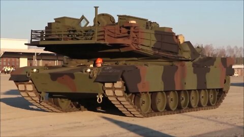 M1 Abrams Main Battle Tanks are Transported to Grafenwoehr, Germany