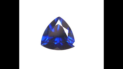 Hydrothermal Blue Sapphire Dark Kashmir Color Trillion