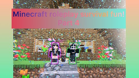 Minecraft Roleplay Survival fun! (4) - Gamerkat5 makes a new friend!