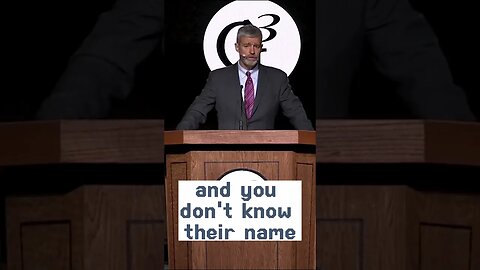 ....but you would not know their name. ---- Paul Washer