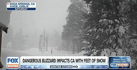 Crippling Blizzard Conditions Continue As California Mountains Get Buried In Feet Of Snow