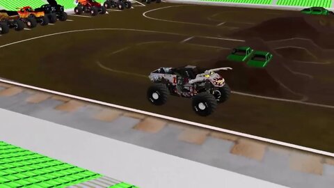 Monster Jam Freestyle #7 BeamNG.Drive Monster Jam #beamngdrive #monsterjam