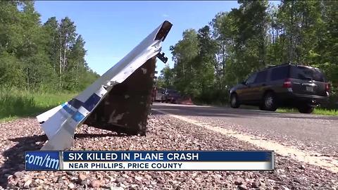 Authorities: 6 killed in plane crash in northern Wisconsin