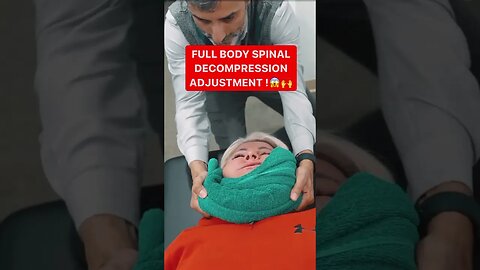 FULL BODY SPINAL DECOMPRESSION ADJUSTMENT! 😮‍💨🙌 | Dr. Boris Nektalov