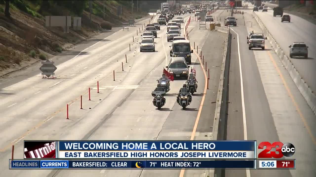 Welcoming home a local hero