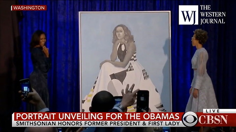 Watch: Michelle Obama Unveils Official Portrait That Looks Nothing Like Michelle Obama