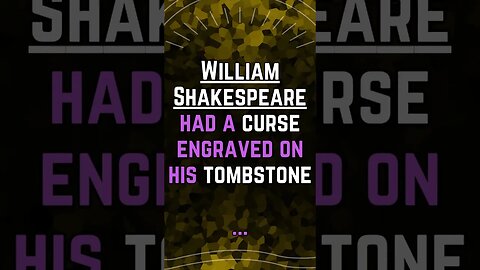 🎭Uncovering a Fact of History!👀 #shortsfact #historyfacts #history #williamshakespeare #curse