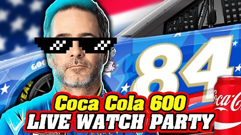 🔴 JIMMIE JOHNSON LAST TO FIRST CHALLENGE | NASCAR Coca-Cola 600 LIVE Watch Party