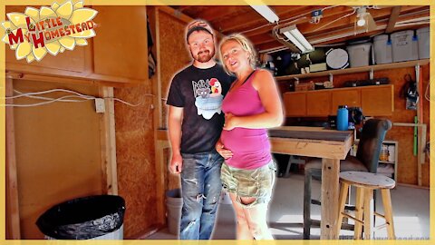 Reorg/Convert Shed to Workshop, Last Kitchen Cabinet Door & Homemade Dumplings | Weekly Peek Ep211