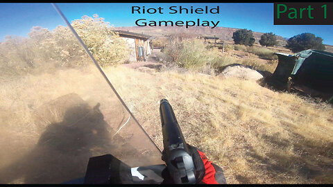 Airsoft Riot Shield sword kill part 1