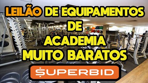 MONTANDO UMA ACADEMIA COM POUCO DINHEIRO COMPRANDO TODOS OS APARELHOS EM LEILÃO.