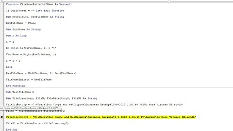 Custom Excel VBA Function to Extract FileName from FilePath