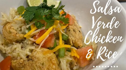 Instant Pot Salsa Verde Chicken & Rice