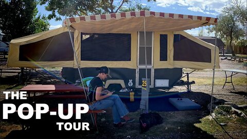 REMODELED POPUP CAMPER TOUR