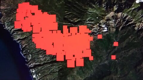 La Palma Volcano. Eruption Or Huge Fire ??. 7/15/2023