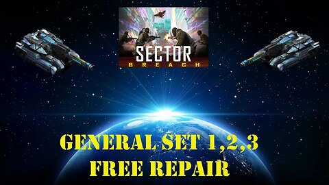 War Commander - Sector Breach - General Set 1,2,3 - Free Repair