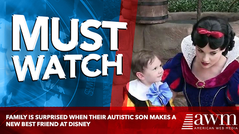 Family Is Surprised When Their Autistic Son Makes A New Best Friend At Disney