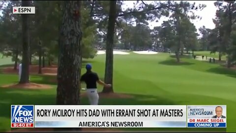 Rory McIlroy Hits Dad with Errant Shot at Masters