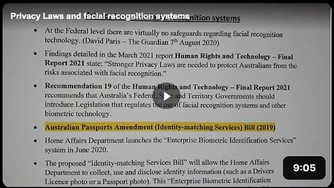 Privacy laws in relation to facial recognition systems