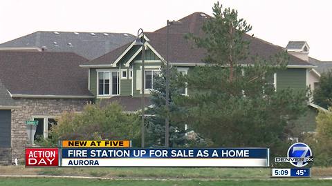 Previous Aurora Fire Station No. 15 up for sale