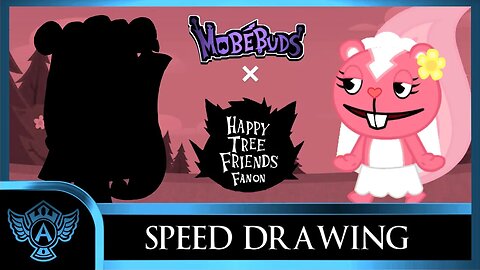 Speed Drawing: Happy Tree Friends Fanon - Luna | Mobebuds Style